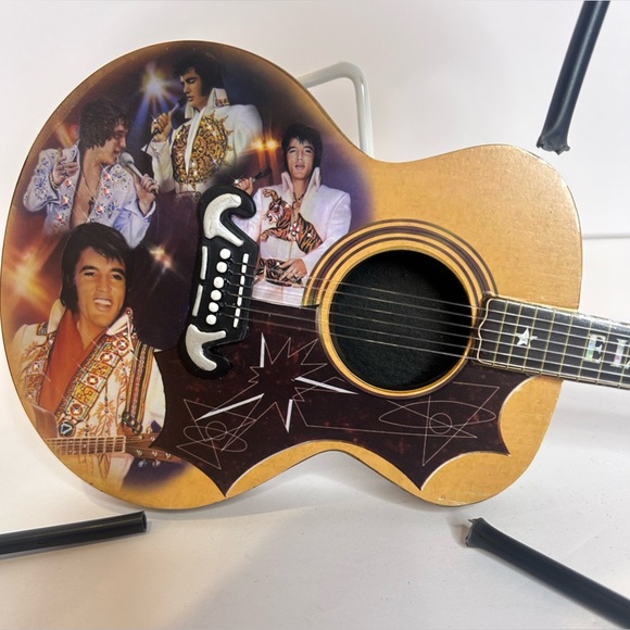 ELVIS PRESLEY ROCK N' ROLL LEGEND GUITAR FIGURE BRADFORD EXCHANGE 2013 W/COA - Picture 8 of 8